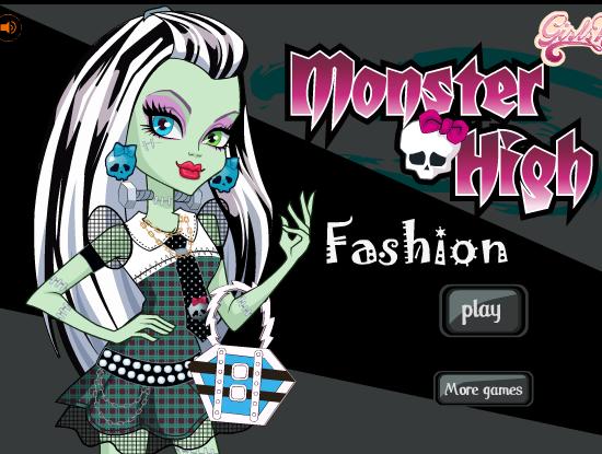 لعبة بنات تلبيس 2012 | monster high scary fashions dress up game
